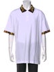 Versace Jeans Couture Graphic Print Collar Polo Shirt