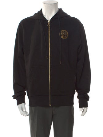 Versace Jeans Couture Graphic Print Crew Neck Hoodie