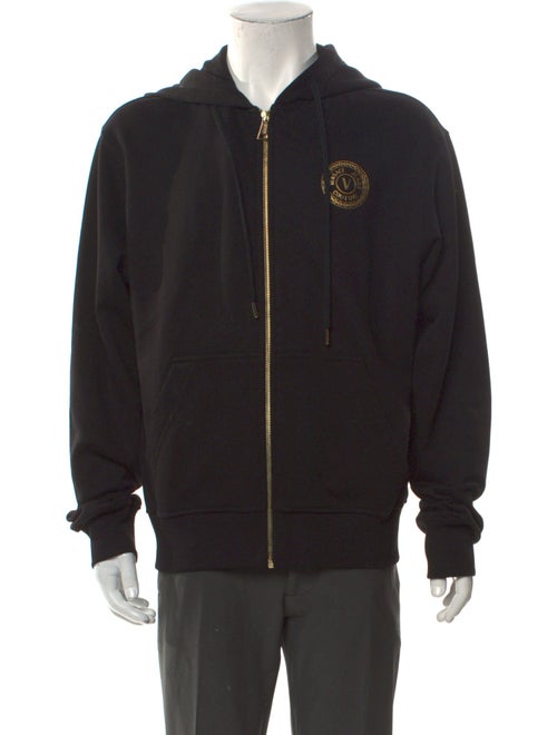 Versace Jeans Couture Graphic Print Crew Neck Hoodie