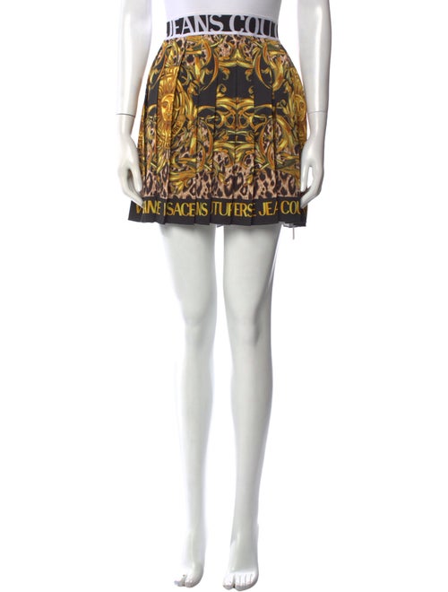 Versace Jeans Couture Printed Mini Skirt