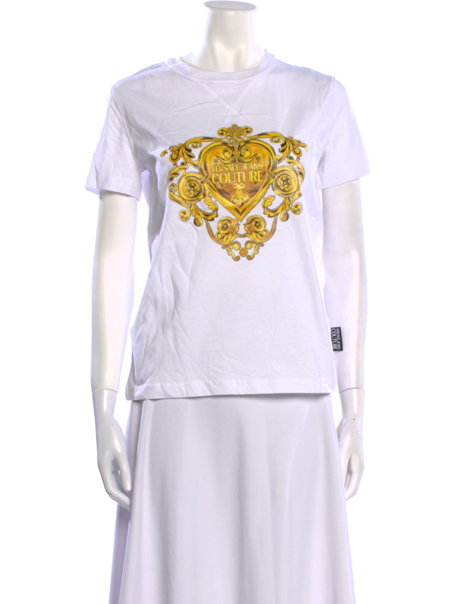 Versace Jeans Couture Graphic Print Crew Neck T-Shirt