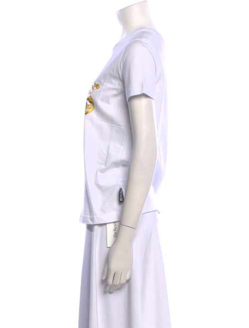Versace Jeans Couture Graphic Print Crew Neck T-Shirt