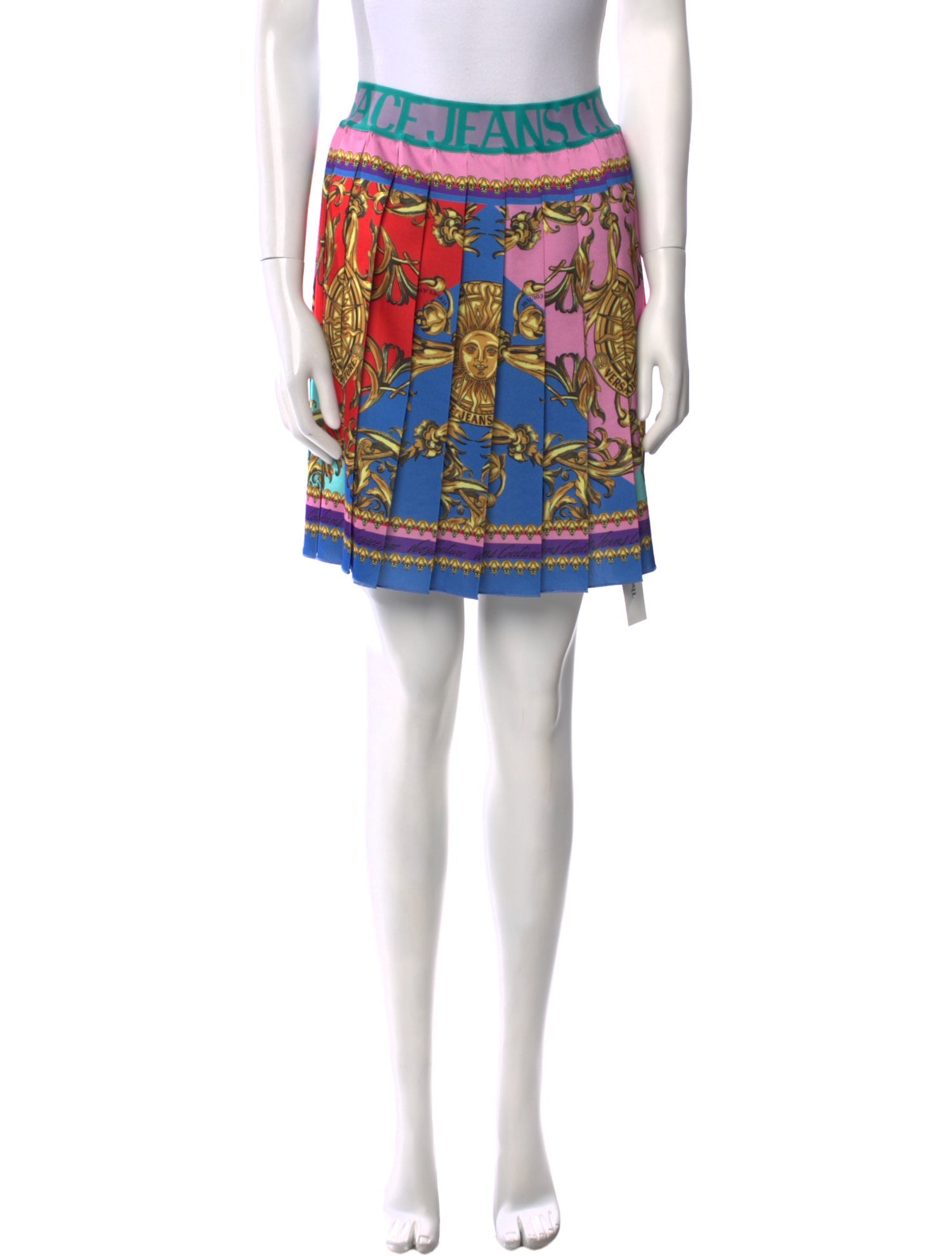 Versace Jeans Couture Printed Mini Skirt