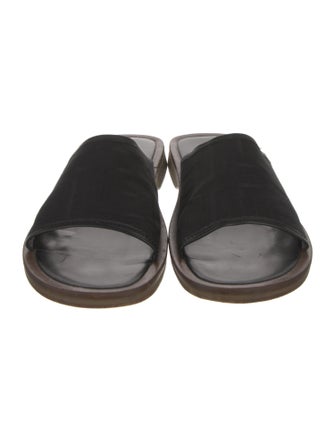 Versace Jeans Couture Leather Slides