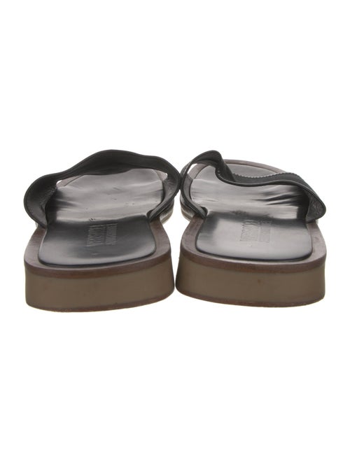 Versace Jeans Couture Leather Slides