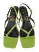 Versace Jeans Couture Leather Slingback Sandals