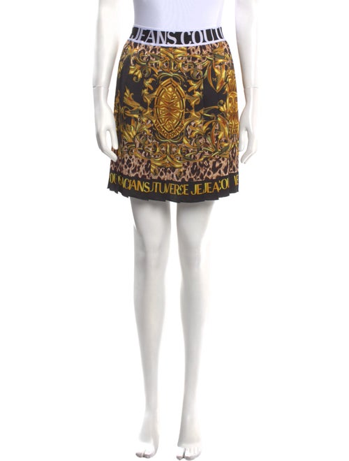 Versace Jeans Couture Printed Mini Skirt