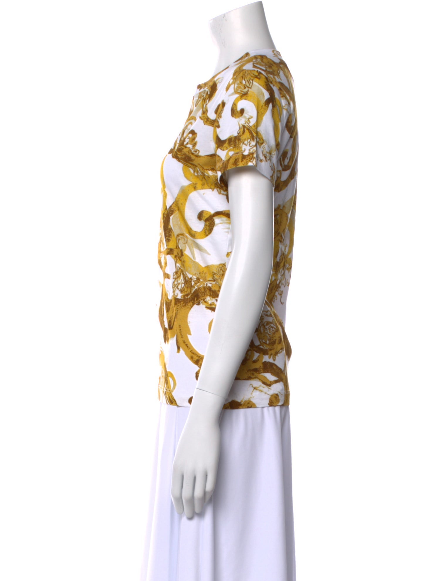 Versace Jeans Couture Printed Crew Neck T-Shirt