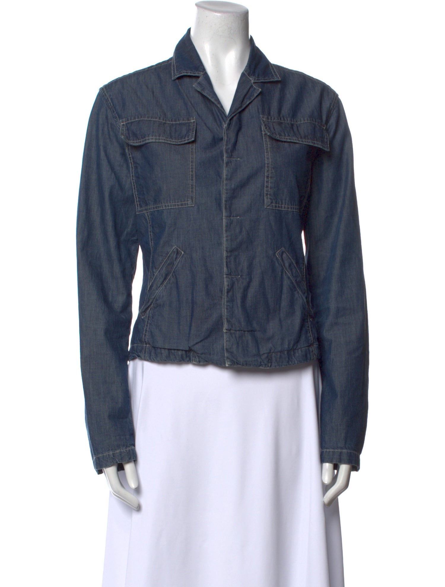 Versace Jeans Couture Long Sleeve Button-Up Top