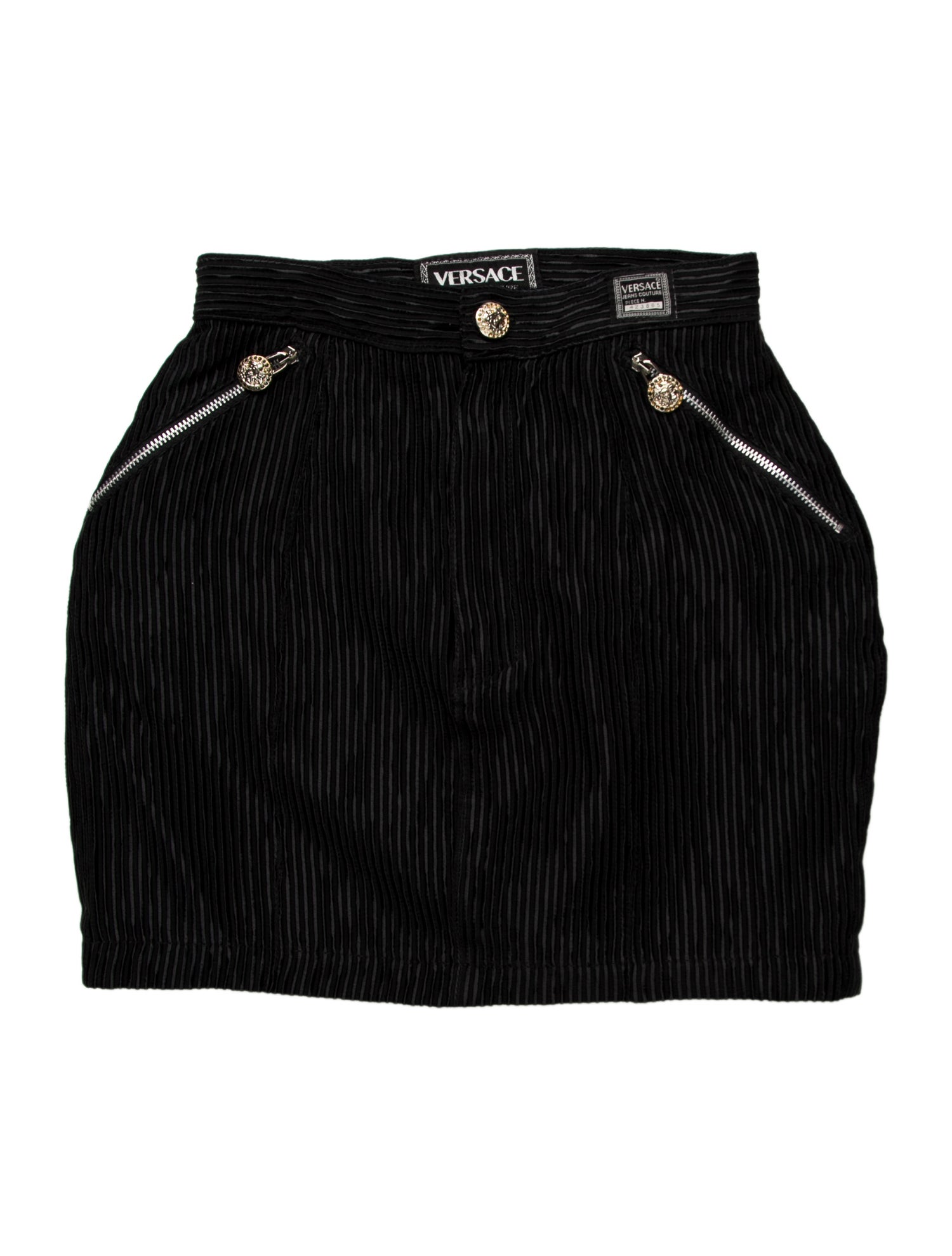 Versace Jeans Couture Striped Mini Skirt