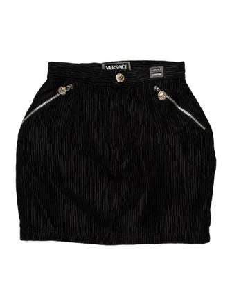 Versace Jeans Couture Striped Mini Skirt