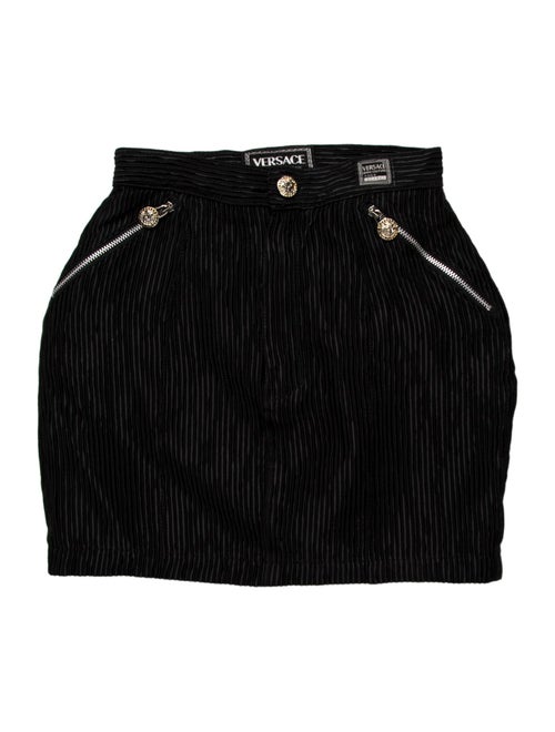 Versace Jeans Couture Striped Mini Skirt
