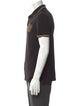 Versace Jeans Couture Graphic Print Collar Polo Shirt