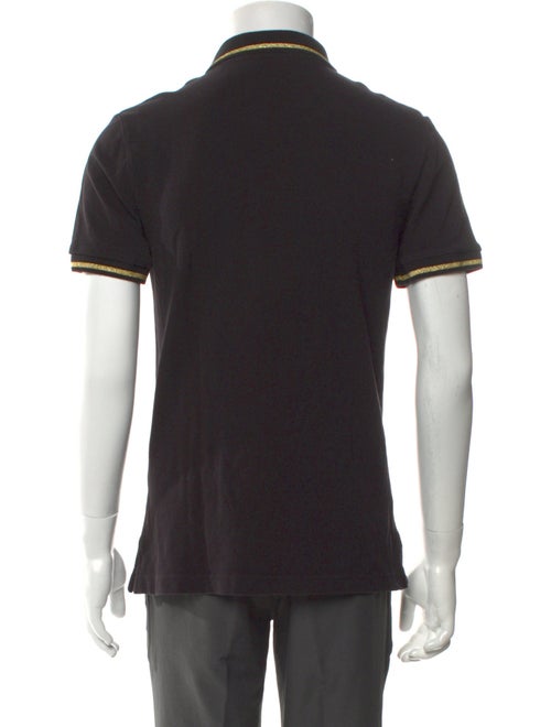 Versace Jeans Couture Graphic Print Collar Polo Shirt