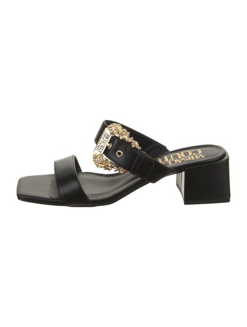 Versace Jeans Couture Leather Slides