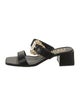 Versace Jeans Couture Leather Slides