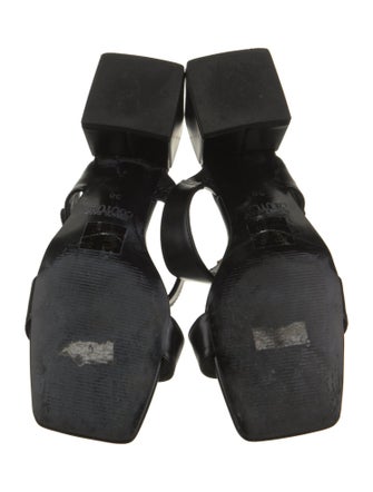 Versace Jeans Couture Leather Slides
