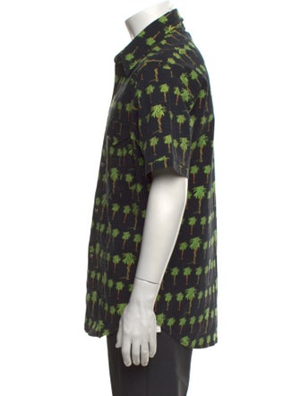 Versace Jeans Couture Printed Short Sleeve Shirt