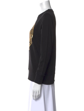 Versace Jeans Couture Graphic Print Crew Neck Sweatshirt