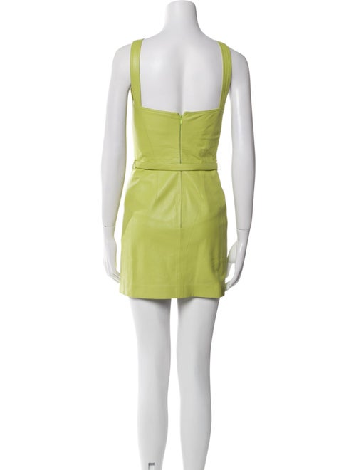 Versace Jeans Couture Leather Mini Dress