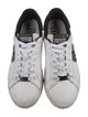 Versace Jeans Couture Leather Printed Sneakers