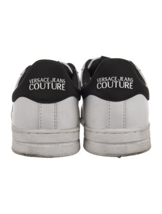 Versace Jeans Couture Leather Printed Sneakers