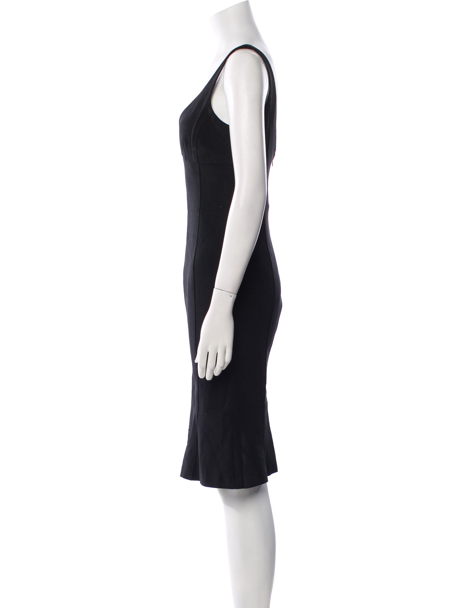 Versace Jeans Couture V-Neck Knee-Length Dress