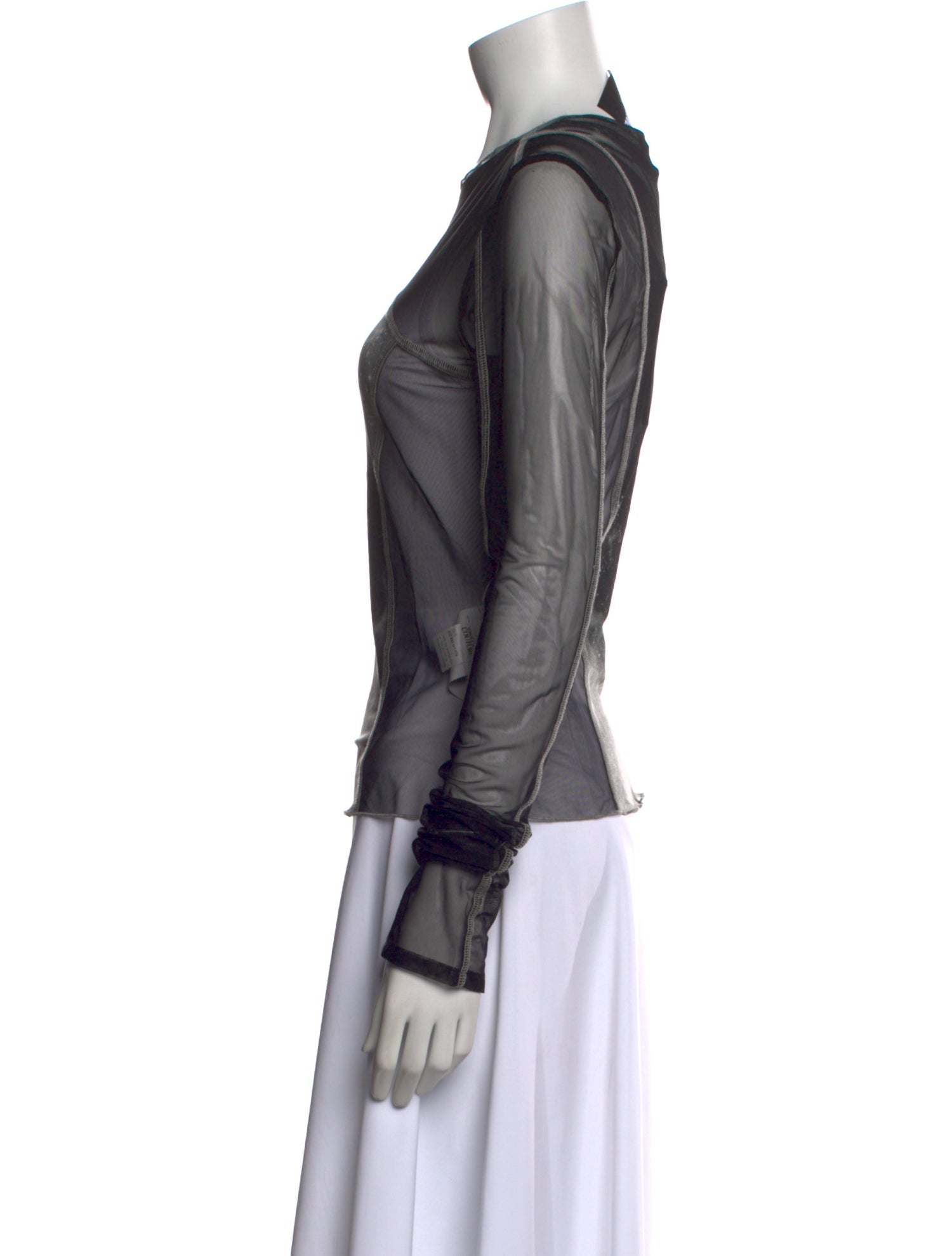 Versace Jeans Couture Nylon Graphic Print Sweatshirt