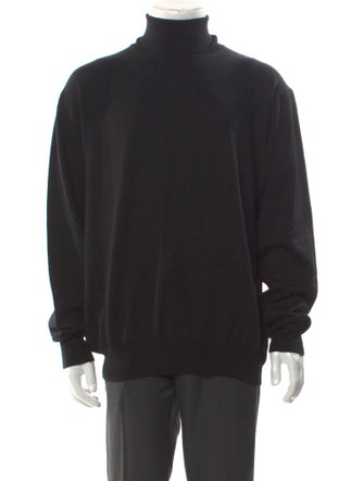 Versace Jeans Couture Merino Wool Turtleneck Pullover