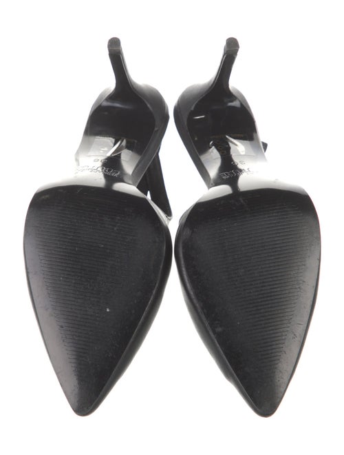 Versace Jeans Couture Leather Slingback Pumps