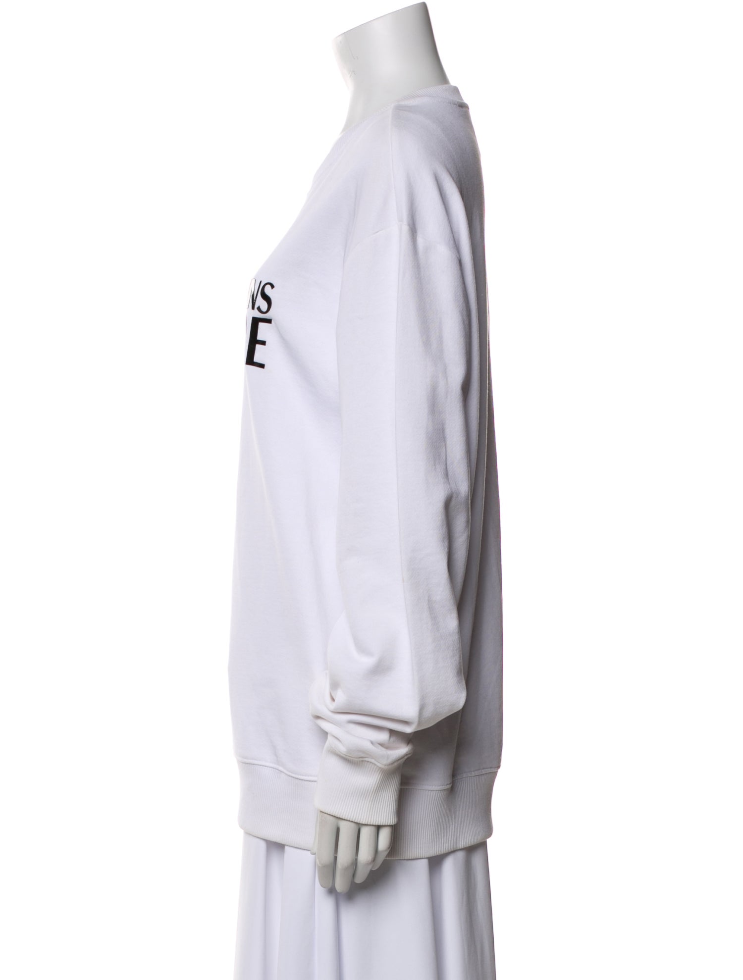 Versace Jeans Couture Graphic Print Crew Neck Sweatshirt