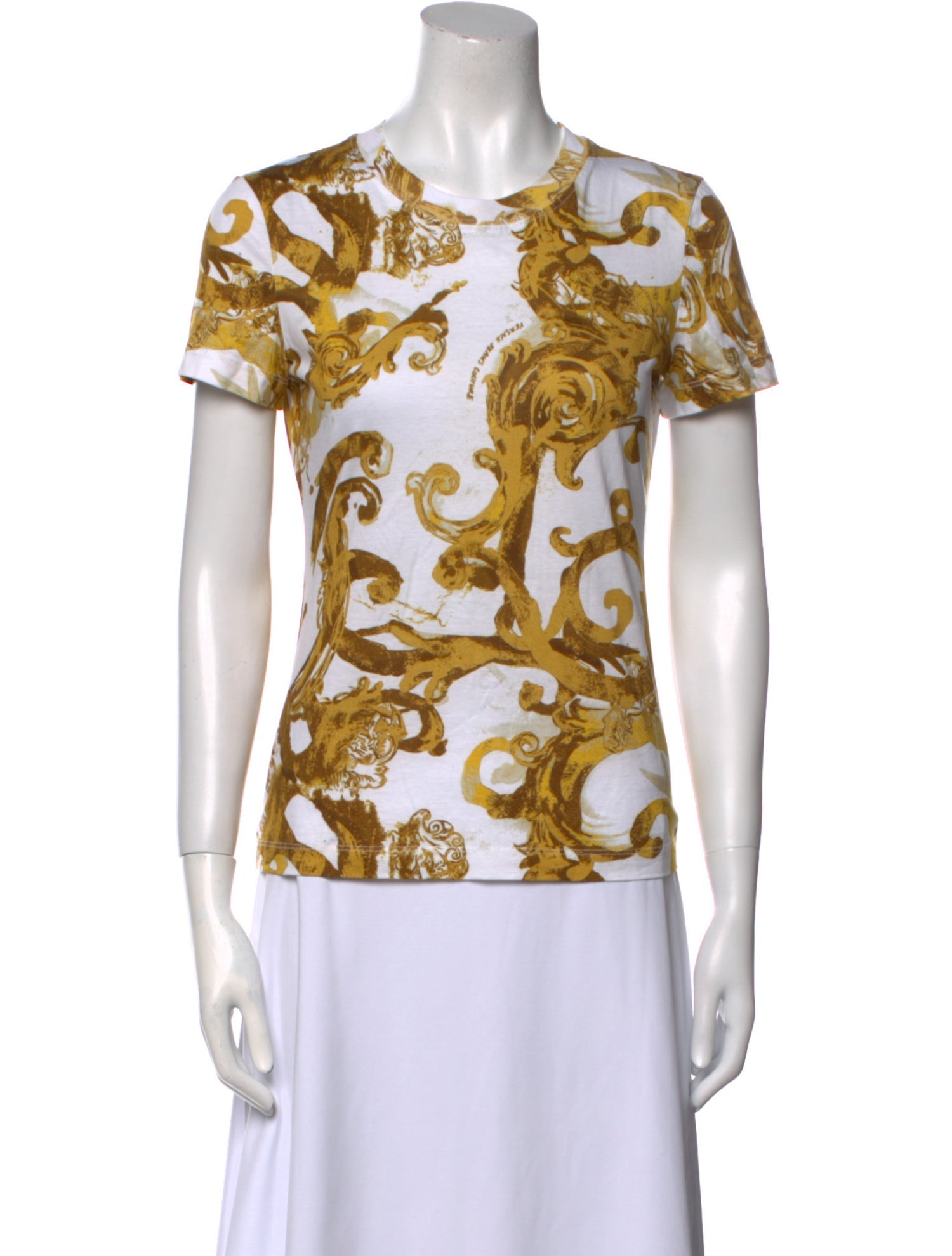Versace Jeans Couture Printed V-Neck T-Shirt