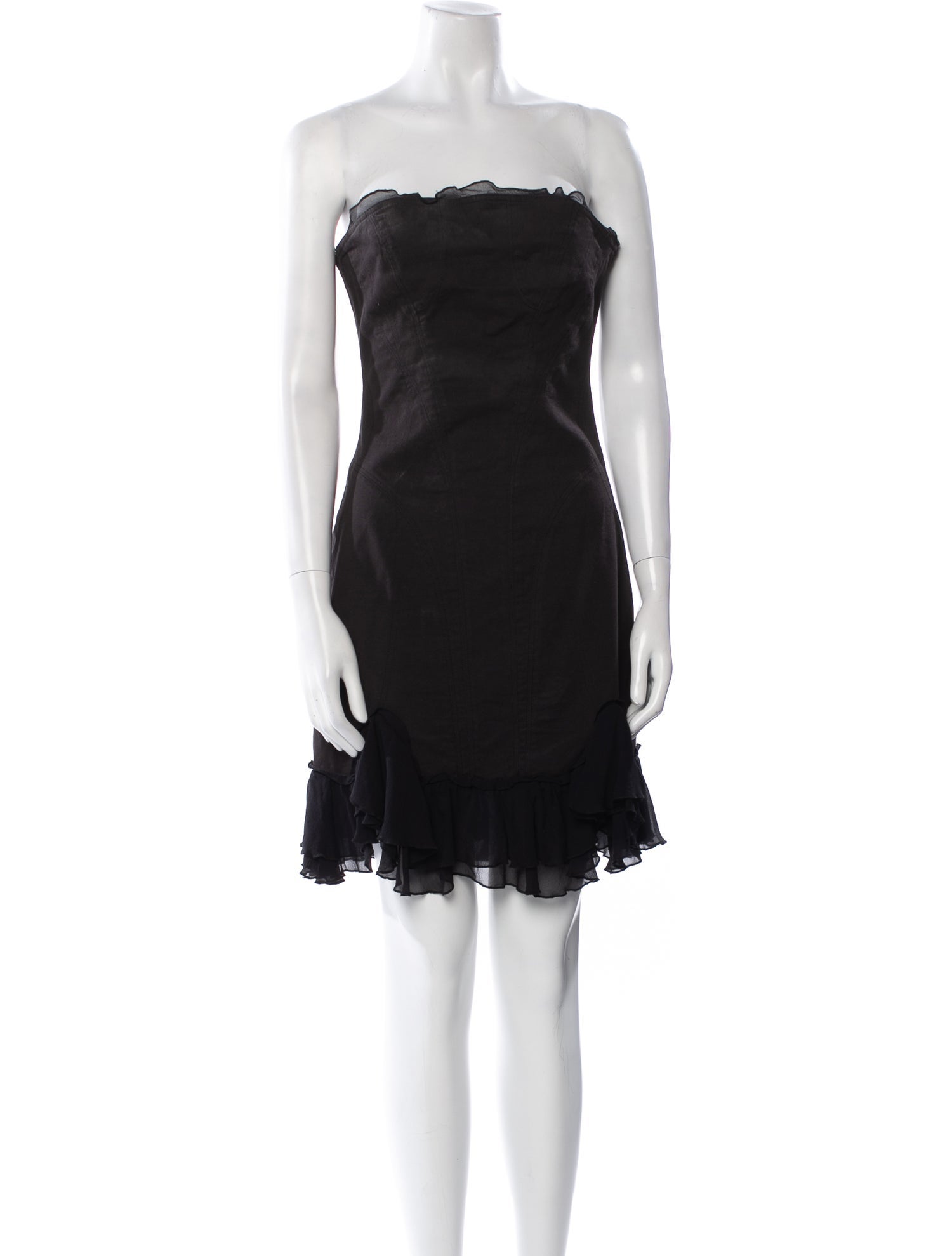 Versace Jeans Couture Strapless Mini Dress