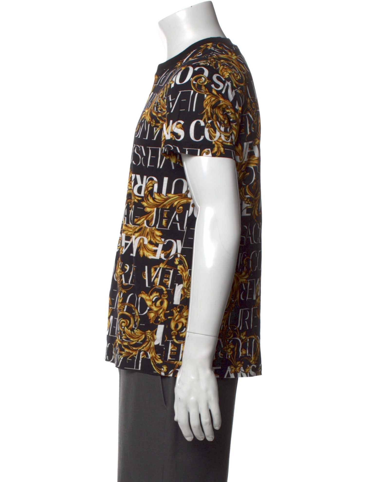 Versace Jeans Couture Printed Crew Neck T-Shirt