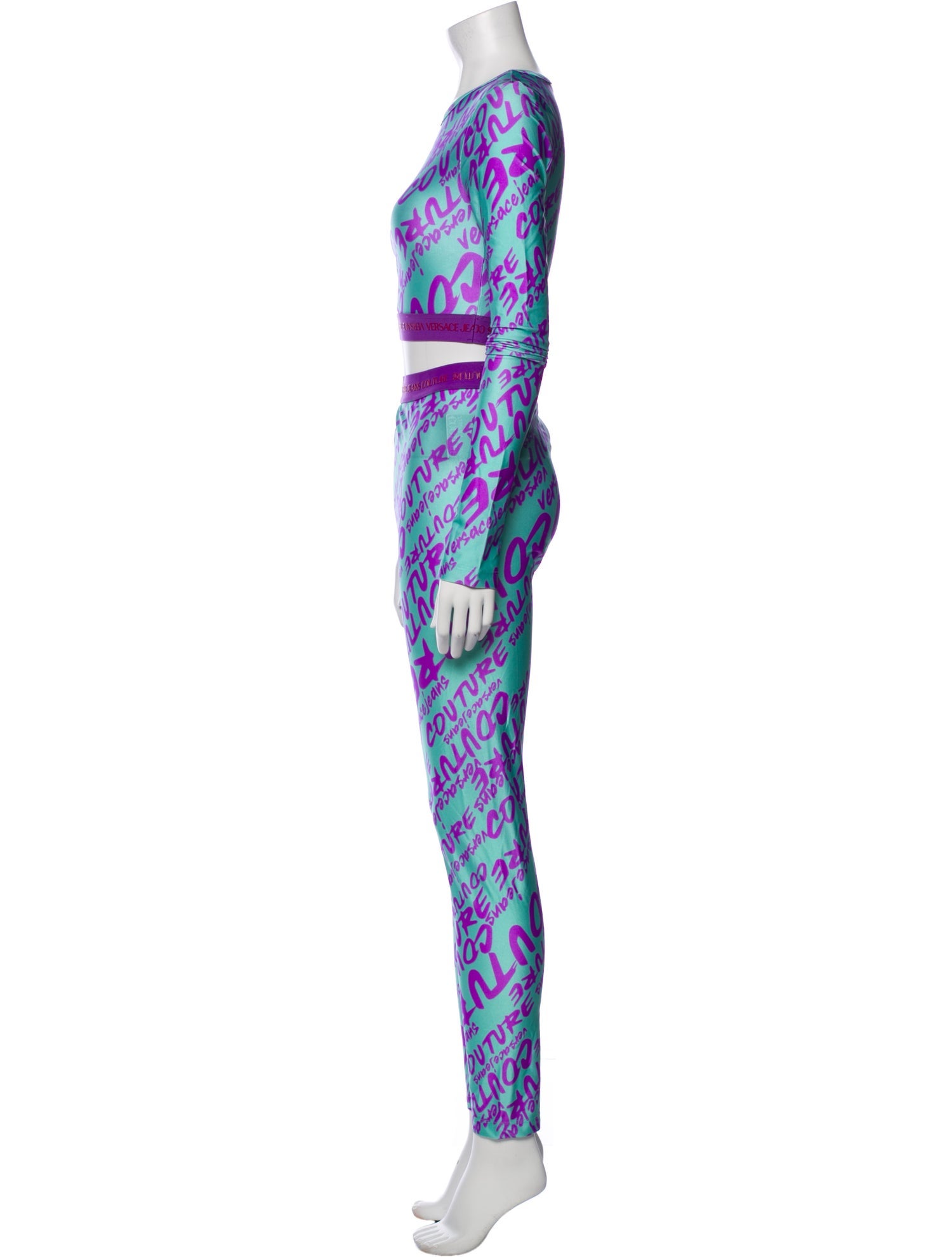 Versace Jeans Couture Printed Pant Set