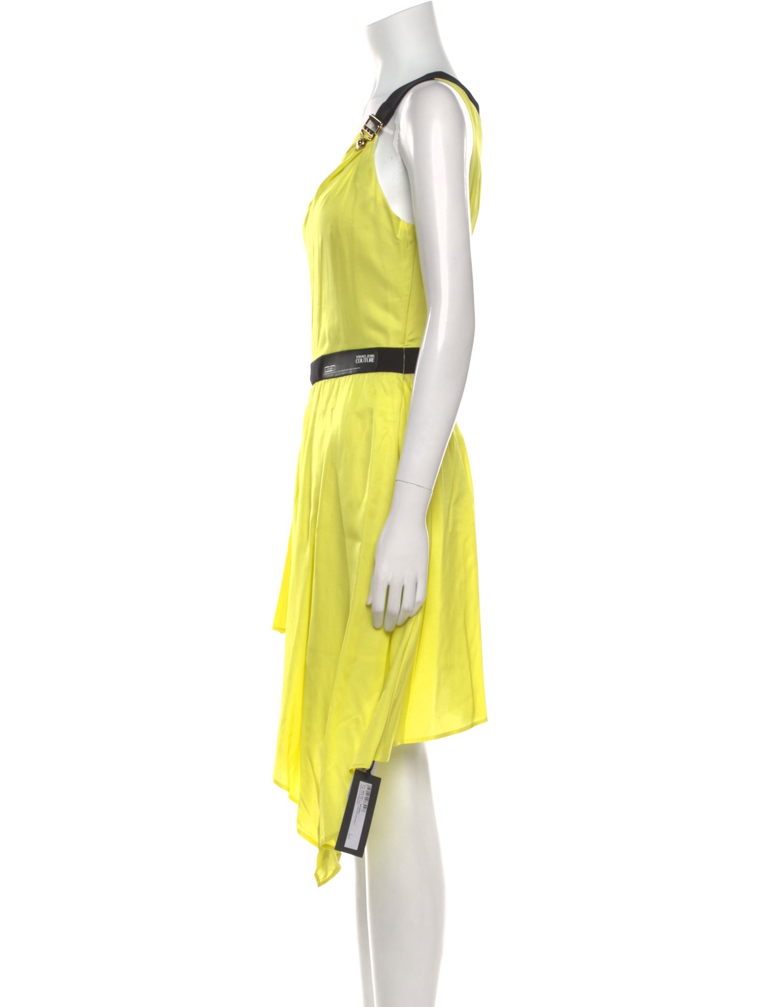 Versace Jeans Couture One-Shoulder Midi Length Dress