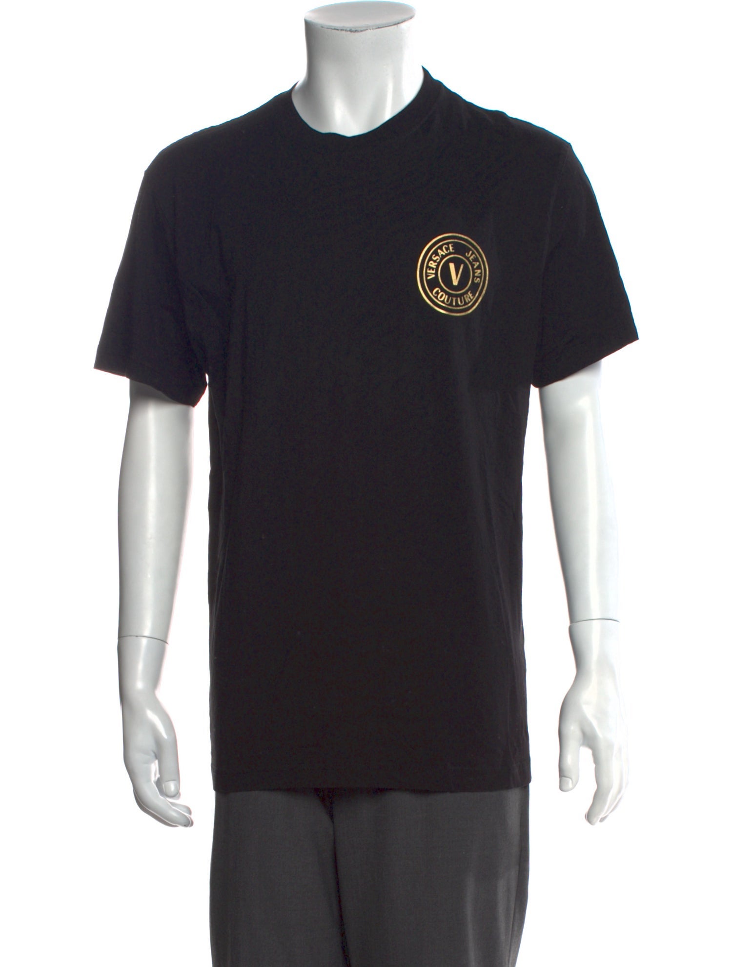 Versace Jeans Couture Graphic Print Crew Neck T-Shirt