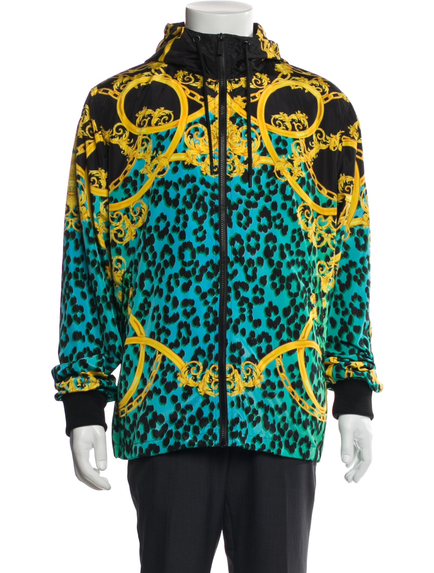Versace Jeans Couture Printed Windbreaker