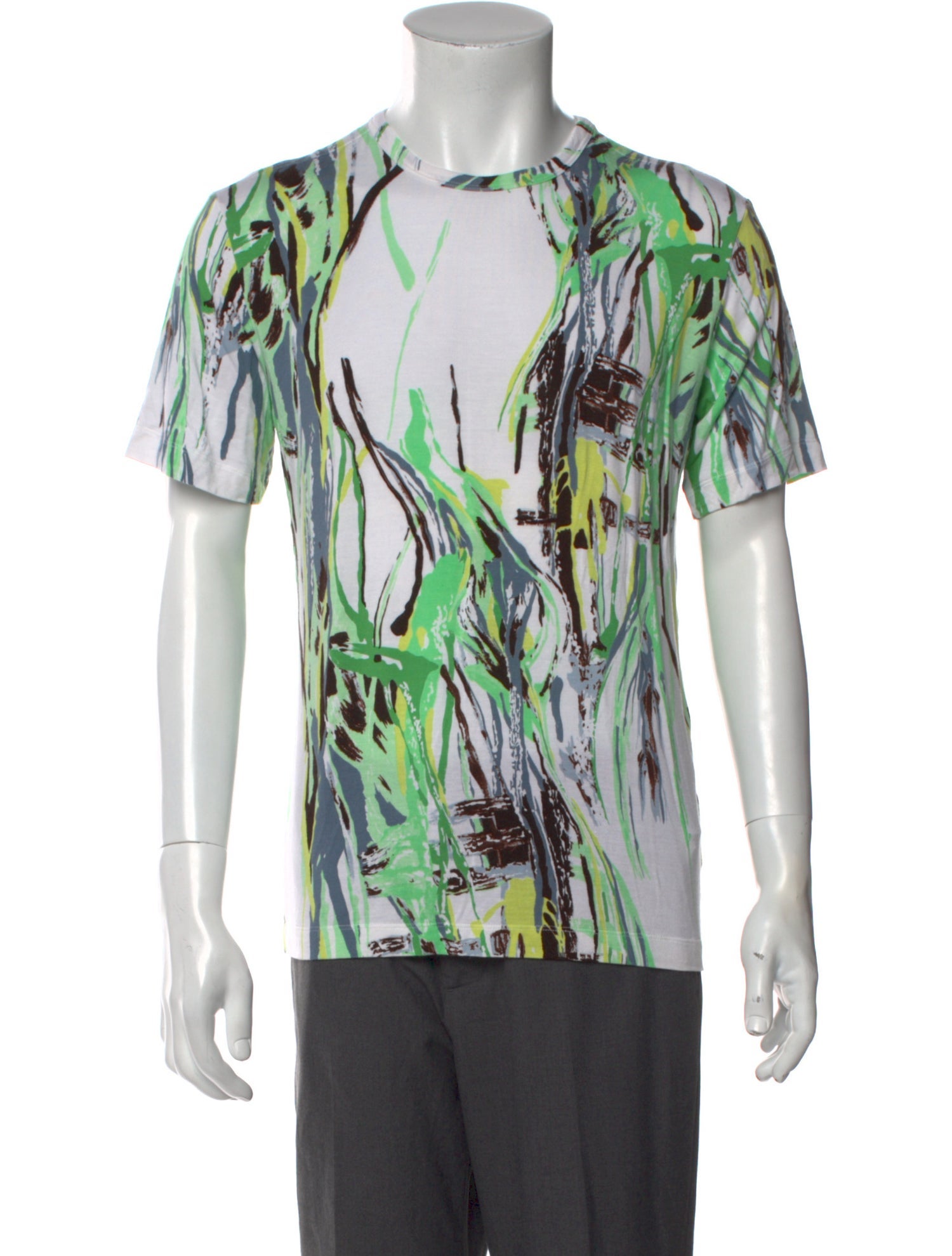 Versace Jeans Couture Printed Crew Neck T-Shirt