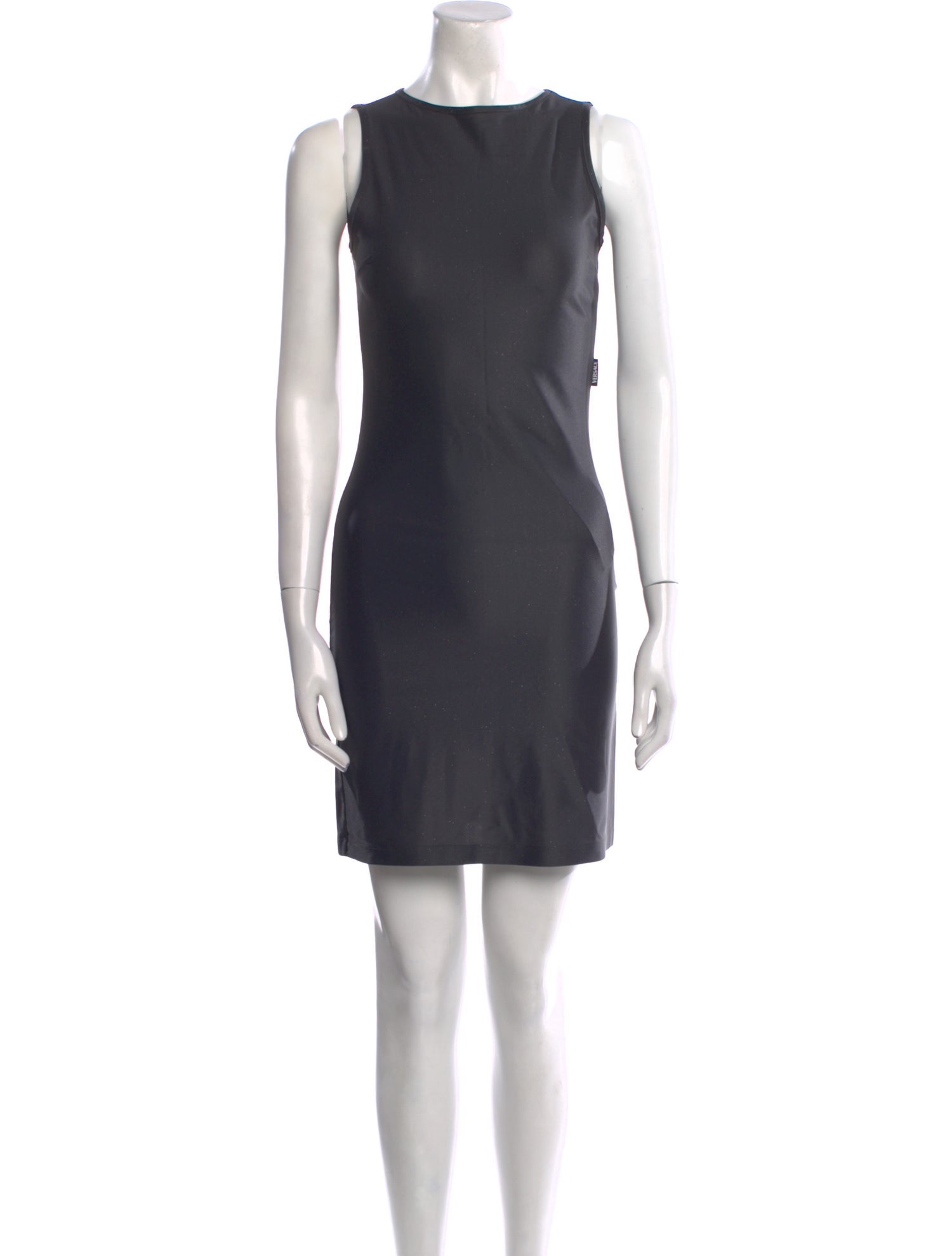 Versace Jeans Couture Bateau Neckline Mini Dress