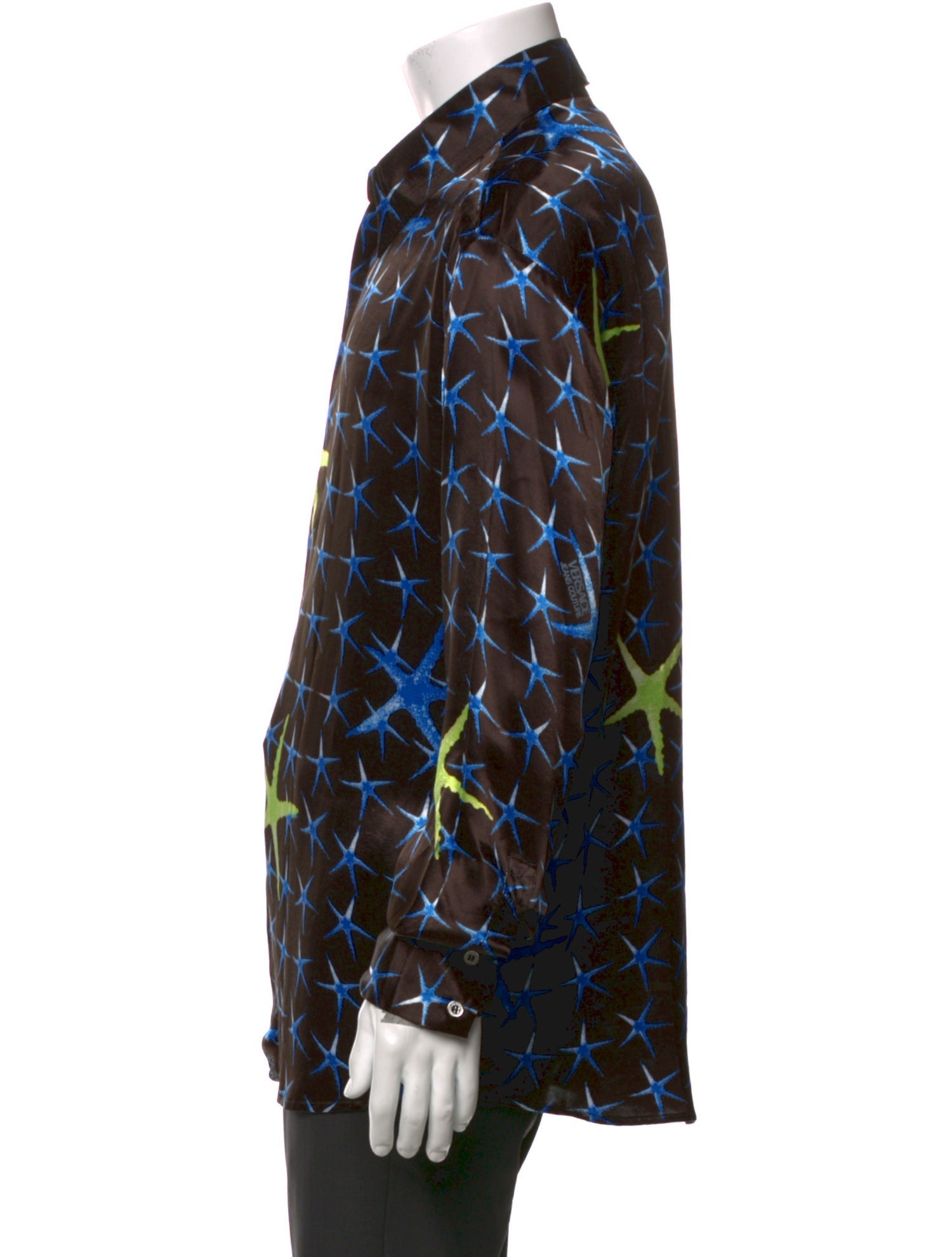 Versace Jeans Couture Printed Long Sleeve Shirt