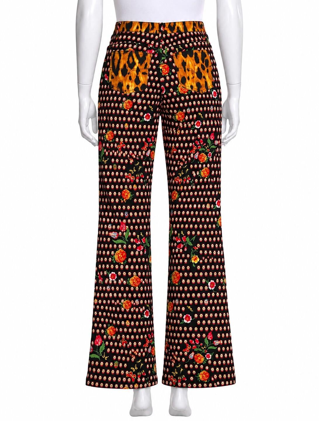 Versace Jeans Couture Vintage Wide Leg Jeans