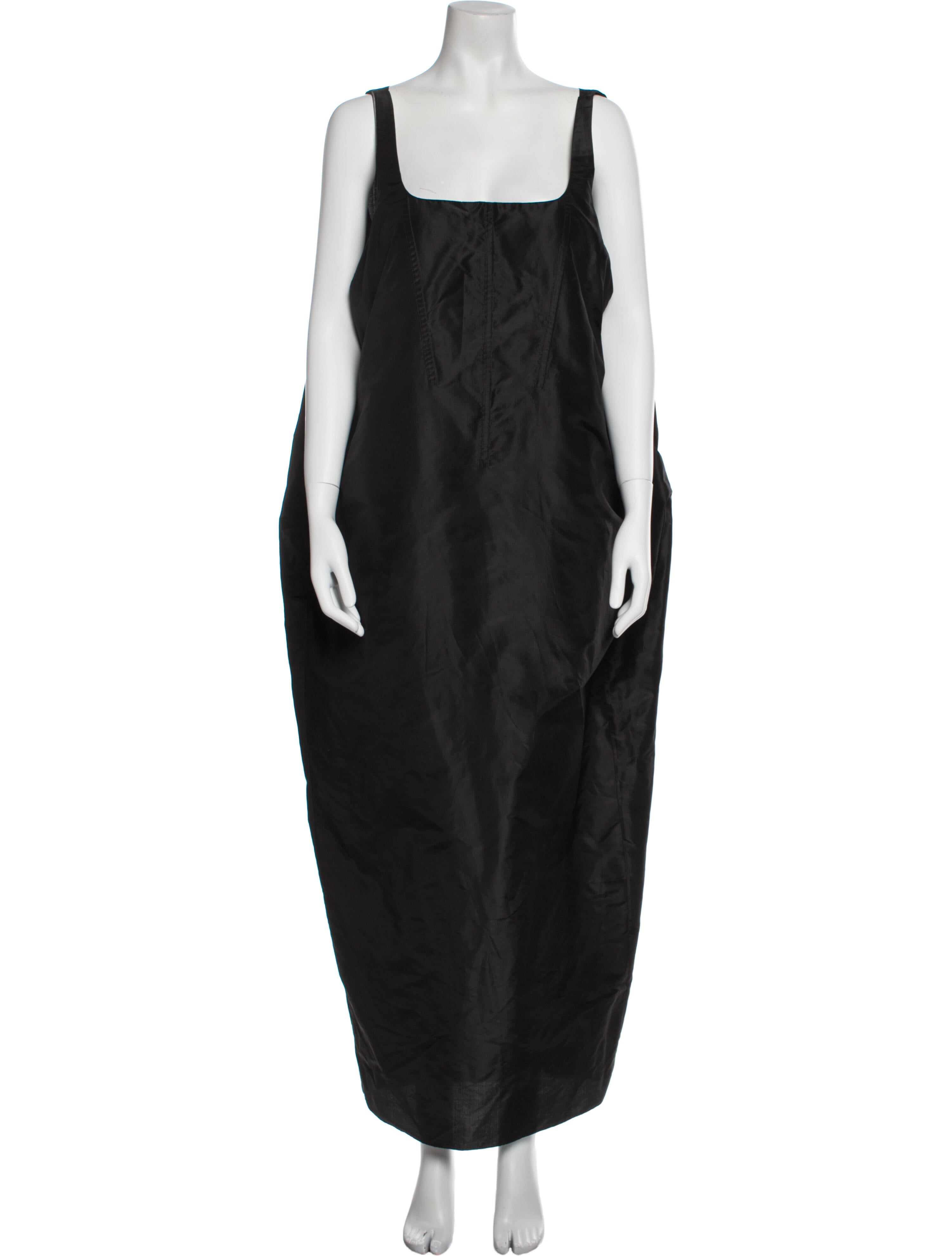 Bevza Square Neckline Long Dress