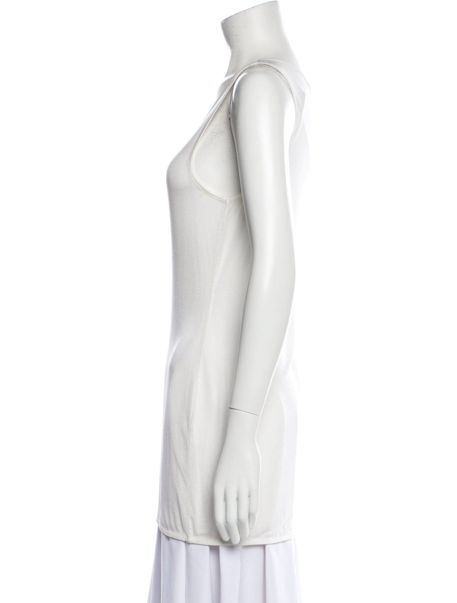 Bevza Scoop Neck Mini Dress