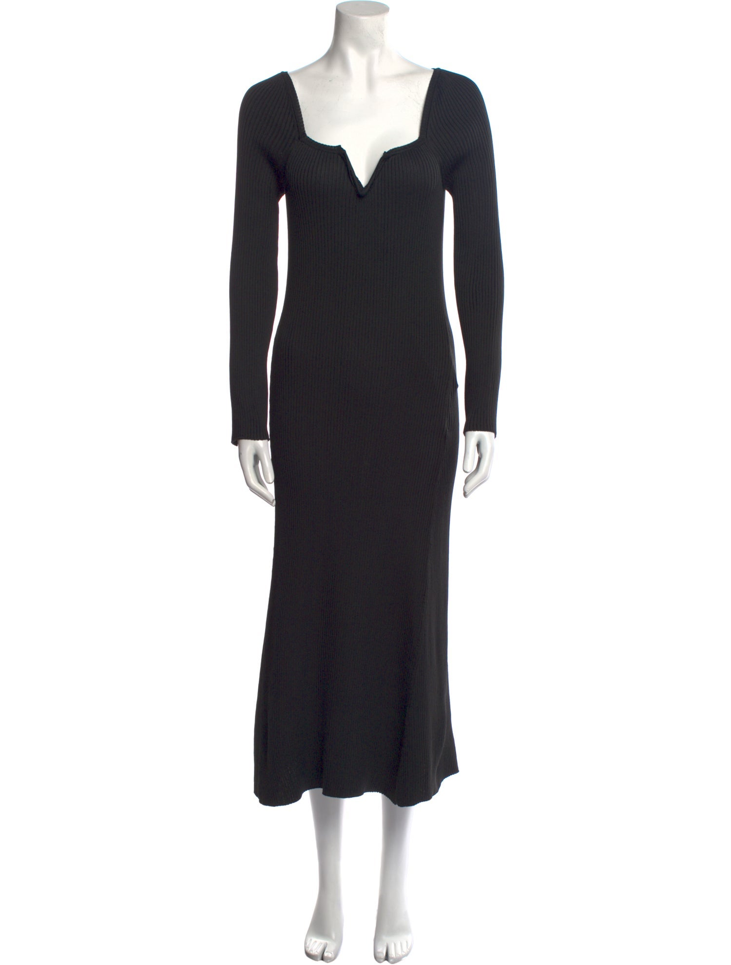 Bevza Square Neckline Long Dress