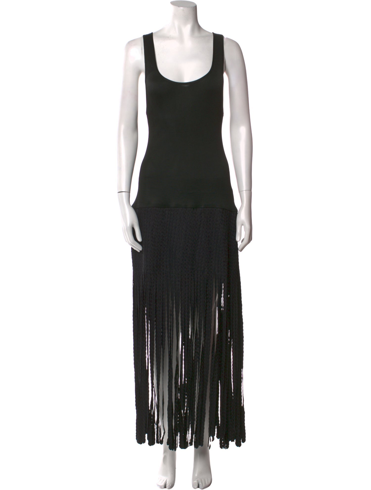 Bevza Scoop Neck Long Dress
