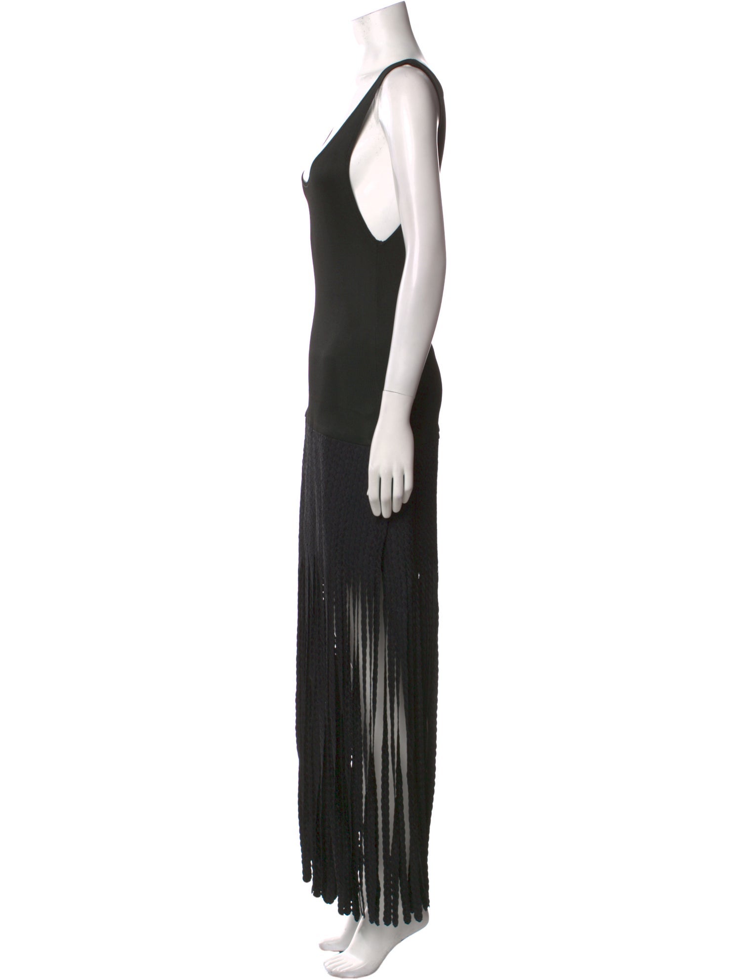 Bevza Scoop Neck Long Dress