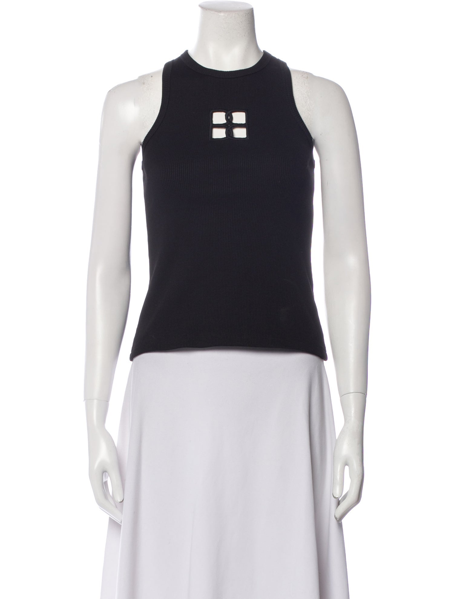 Bevza Graphic Print Crew Neck Top