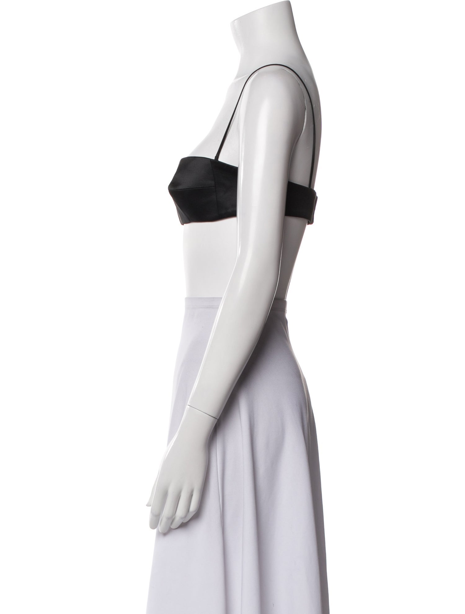 Bevza Square Neckline Sleeveless Crop Top