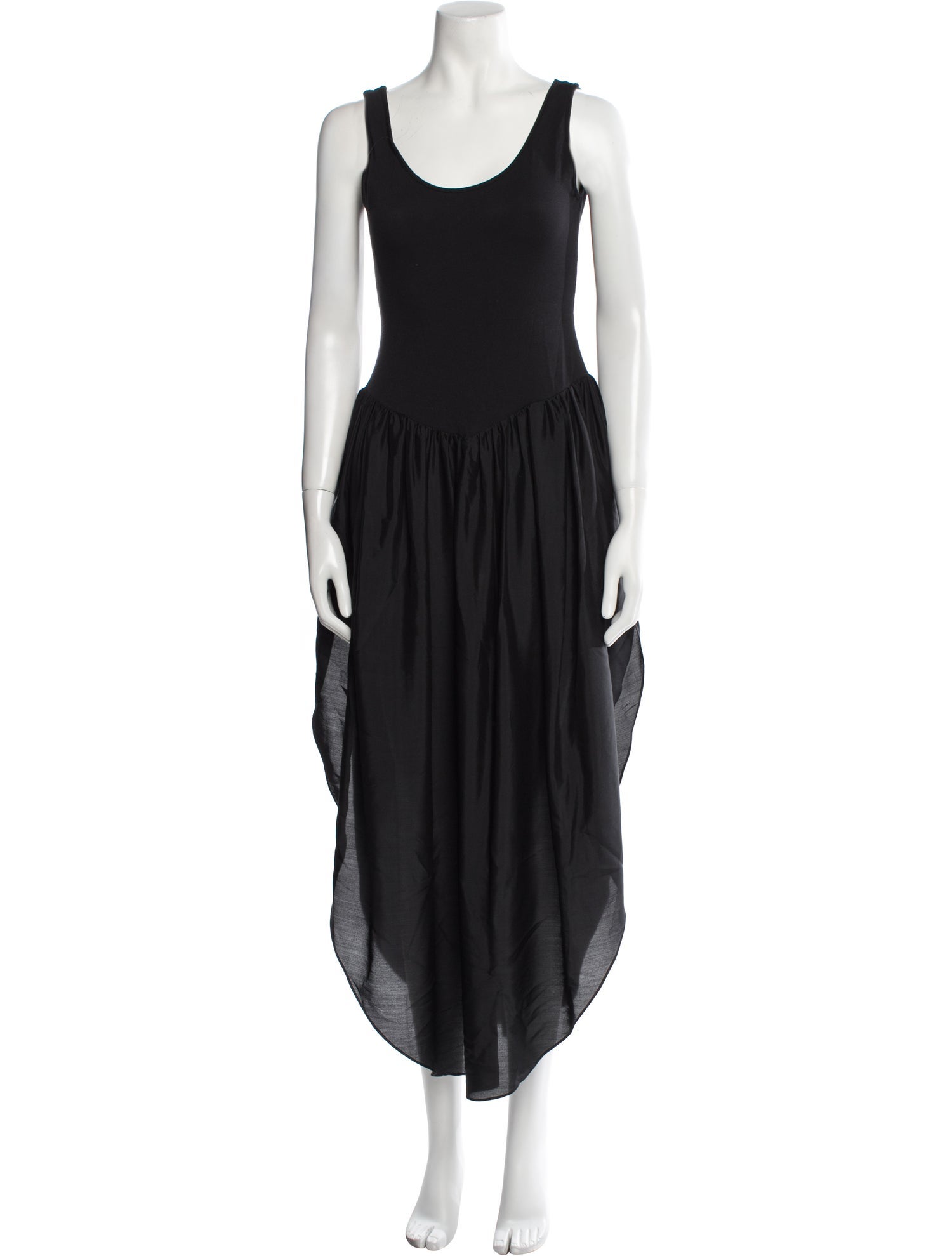 Bevza Scoop Neck Long Dress